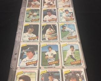 Lot #	Lot Name
1	1974 Topps Baseball Complete Set with Traded & Red Checklist sets EX/MT to Near Mint
2	1980 Topps Baseball Complete Set Rickey Henderson Rookie RC MINT
3	1981 Donruss Baseball Complete Set MINT Condition
4	1981 Fleer Baseball Complete Set Mint
5	1981 Topps Baseball Complete Set Near Mint to Mint Condition Overall  726 cards
6	1981 Topps Baseball Complete Set NM/MT Kirk Gibson Valenzuela Raines Rookies Mint
7	1981 Topps Football Complete Set Joe Montana Rookie RC Near Mint to Mint Condition Overall 528 Cards
8	1982 Donruss Baseball Factory Set Ripken RC MINT!
9	1982 Fleer Baseball Complete Set 626 Cal Ripken Jr. RC MINT
10	1982 Topps Baseball Complete Set Cal Ripken Jr. RC
11	1983 Donruss Baseball Complete Set Gwynn Boggs  Sandberg Rookie Cards MINT
12	1983 Fleer Baseball Complete Set MINT Boggs Sandberg Gwynn Rookie Cards
13	1983 Topps Baseball Complete Set Gwynn Boggs Sandberg Rookies MINT
14	1984 Fleer Baseball Complete Set MINT Mattingly RC
15	1984 Topps Baseball Co