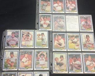 Lot #	Lot Name
1	1974 Topps Baseball Complete Set with Traded & Red Checklist sets EX/MT to Near Mint
2	1980 Topps Baseball Complete Set Rickey Henderson Rookie RC MINT
3	1981 Donruss Baseball Complete Set MINT Condition
4	1981 Fleer Baseball Complete Set Mint
5	1981 Topps Baseball Complete Set Near Mint to Mint Condition Overall  726 cards
6	1981 Topps Baseball Complete Set NM/MT Kirk Gibson Valenzuela Raines Rookies Mint
7	1981 Topps Football Complete Set Joe Montana Rookie RC Near Mint to Mint Condition Overall 528 Cards
8	1982 Donruss Baseball Factory Set Ripken RC MINT!
9	1982 Fleer Baseball Complete Set 626 Cal Ripken Jr. RC MINT
10	1982 Topps Baseball Complete Set Cal Ripken Jr. RC
11	1983 Donruss Baseball Complete Set Gwynn Boggs  Sandberg Rookie Cards MINT
12	1983 Fleer Baseball Complete Set MINT Boggs Sandberg Gwynn Rookie Cards
13	1983 Topps Baseball Complete Set Gwynn Boggs Sandberg Rookies MINT
14	1984 Fleer Baseball Complete Set MINT Mattingly RC
15	1984 Topps Baseball Co