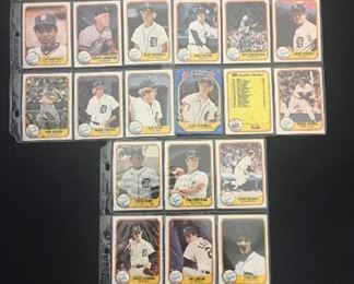 Lot #	Lot Name
1	1974 Topps Baseball Complete Set with Traded & Red Checklist sets EX/MT to Near Mint
2	1980 Topps Baseball Complete Set Rickey Henderson Rookie RC MINT
3	1981 Donruss Baseball Complete Set MINT Condition
4	1981 Fleer Baseball Complete Set Mint
5	1981 Topps Baseball Complete Set Near Mint to Mint Condition Overall  726 cards
6	1981 Topps Baseball Complete Set NM/MT Kirk Gibson Valenzuela Raines Rookies Mint
7	1981 Topps Football Complete Set Joe Montana Rookie RC Near Mint to Mint Condition Overall 528 Cards
8	1982 Donruss Baseball Factory Set Ripken RC MINT!
9	1982 Fleer Baseball Complete Set 626 Cal Ripken Jr. RC MINT
10	1982 Topps Baseball Complete Set Cal Ripken Jr. RC
11	1983 Donruss Baseball Complete Set Gwynn Boggs  Sandberg Rookie Cards MINT
12	1983 Fleer Baseball Complete Set MINT Boggs Sandberg Gwynn Rookie Cards
13	1983 Topps Baseball Complete Set Gwynn Boggs Sandberg Rookies MINT
14	1984 Fleer Baseball Complete Set MINT Mattingly RC
15	1984 Topps Baseball Co