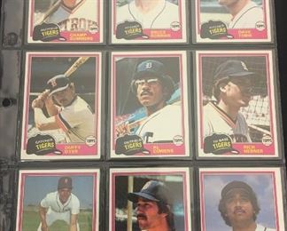 Lot #	Lot Name
1	1974 Topps Baseball Complete Set with Traded & Red Checklist sets EX/MT to Near Mint
2	1980 Topps Baseball Complete Set Rickey Henderson Rookie RC MINT
3	1981 Donruss Baseball Complete Set MINT Condition
4	1981 Fleer Baseball Complete Set Mint
5	1981 Topps Baseball Complete Set Near Mint to Mint Condition Overall  726 cards
6	1981 Topps Baseball Complete Set NM/MT Kirk Gibson Valenzuela Raines Rookies Mint
7	1981 Topps Football Complete Set Joe Montana Rookie RC Near Mint to Mint Condition Overall 528 Cards
8	1982 Donruss Baseball Factory Set Ripken RC MINT!
9	1982 Fleer Baseball Complete Set 626 Cal Ripken Jr. RC MINT
10	1982 Topps Baseball Complete Set Cal Ripken Jr. RC
11	1983 Donruss Baseball Complete Set Gwynn Boggs  Sandberg Rookie Cards MINT
12	1983 Fleer Baseball Complete Set MINT Boggs Sandberg Gwynn Rookie Cards
13	1983 Topps Baseball Complete Set Gwynn Boggs Sandberg Rookies MINT
14	1984 Fleer Baseball Complete Set MINT Mattingly RC
15	1984 Topps Baseball Co