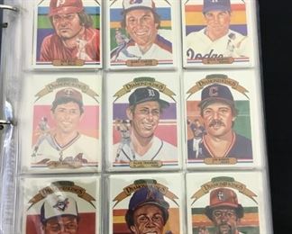 Lot #	Lot Name
1	1974 Topps Baseball Complete Set with Traded & Red Checklist sets EX/MT to Near Mint
2	1980 Topps Baseball Complete Set Rickey Henderson Rookie RC MINT
3	1981 Donruss Baseball Complete Set MINT Condition
4	1981 Fleer Baseball Complete Set Mint
5	1981 Topps Baseball Complete Set Near Mint to Mint Condition Overall  726 cards
6	1981 Topps Baseball Complete Set NM/MT Kirk Gibson Valenzuela Raines Rookies Mint
7	1981 Topps Football Complete Set Joe Montana Rookie RC Near Mint to Mint Condition Overall 528 Cards
8	1982 Donruss Baseball Factory Set Ripken RC MINT!
9	1982 Fleer Baseball Complete Set 626 Cal Ripken Jr. RC MINT
10	1982 Topps Baseball Complete Set Cal Ripken Jr. RC
11	1983 Donruss Baseball Complete Set Gwynn Boggs  Sandberg Rookie Cards MINT
12	1983 Fleer Baseball Complete Set MINT Boggs Sandberg Gwynn Rookie Cards
13	1983 Topps Baseball Complete Set Gwynn Boggs Sandberg Rookies MINT
14	1984 Fleer Baseball Complete Set MINT Mattingly RC
15	1984 Topps Baseball Co