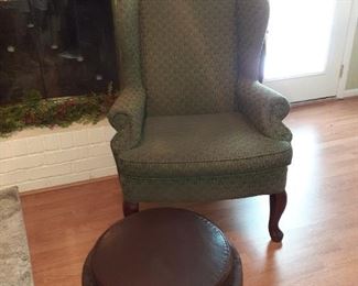 Accent Chair, Ottoman