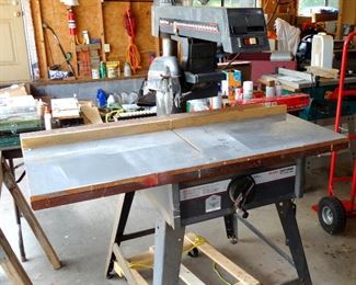 ONLINE AUCTION ITEM #4 - Craftsman Radial Arm Saw with Table