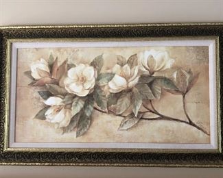 mahogany painting on board, could be a print