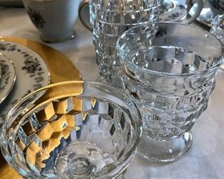 white hall tea, milk, and dessert cup