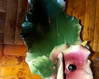 Capodimonte flower basket, part of a very large collection.