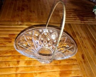 Antique Avon glass basket