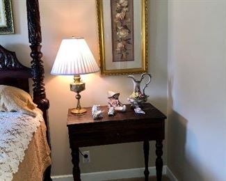 antique mahogany spinet desk