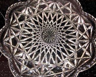 19th century Avon glass plate