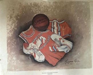 Vintage UT Baseball print by Love
