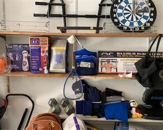 Work out equipment and Wii Game Boy Advance and Games