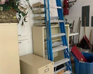Filing Cabinets and Ladders