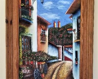 Beautiful artwork throughout this home.