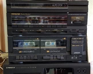 Record player, cassette player, radio for sale.