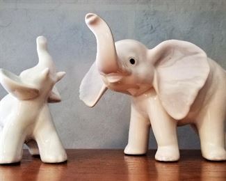 Mama elephant with her baby.