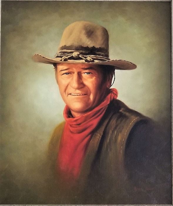 Beautiful portrait of John Wayne. An iconic Hollywood Star!