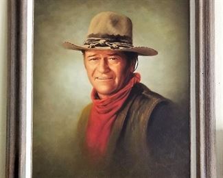 Fabulous John Wayne portrait. 