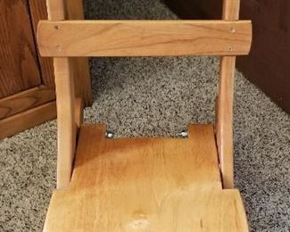 Toddler wooden rocker