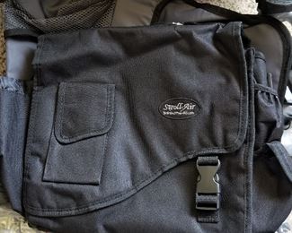 Some of the accessories shown for the Stroll-Air Duo -  twin baby stroller with all the accessories some of which have never been open.