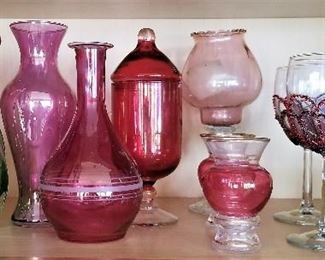 Colorful glassware
