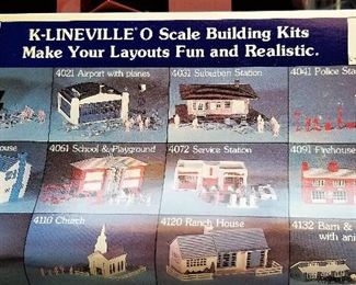 Train layout kits.