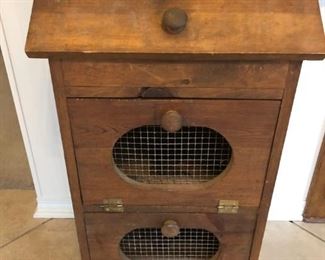 VINTAGE POTATO & ONION BIN