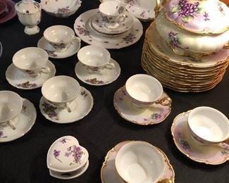 GORGEOUS HAND PAINTED CHINA PIECES