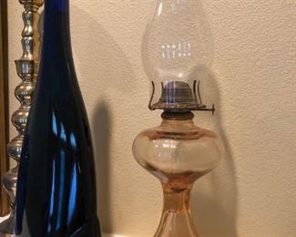 VINTAGE OIL LAMP, HOME DECOR