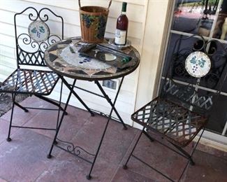BISTRO TABLE W/2 CHAIRS