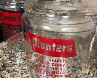 VINTAGE PLANTERS PEANUT JARS