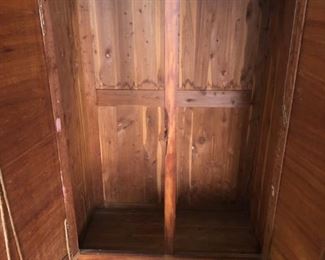 VINTAGE CEDAR ARMOIRE