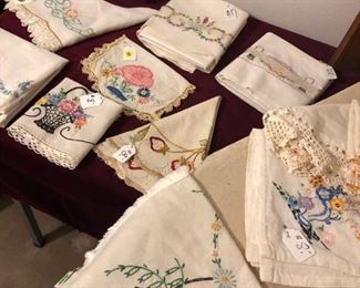BEAUTIFUL EMBROIDERED LINENS