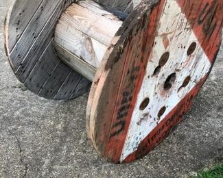 WOODEN ELECTRICAL SPOOL