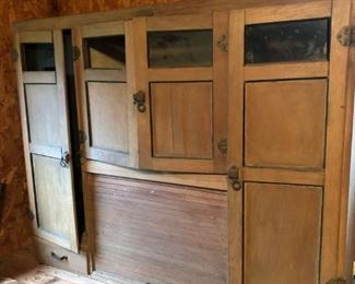 VINTAGE HOOSIER CABINET TOP - - "PROJECT" PIECE