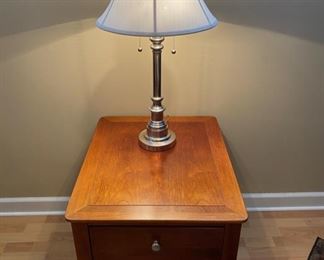 Stanley Furniture cherry wood side table