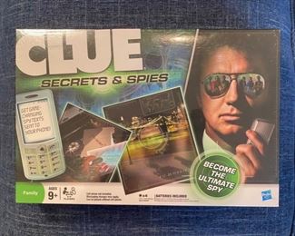 Clue Secrets & Spies New In Box
