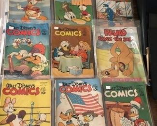 Early / Old Comics (Prices are not on plastic sleeves) Walt Disney Comics