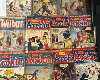 Early / Old Comics (Prices are not on plastic sleeves) Wilbur, Archie