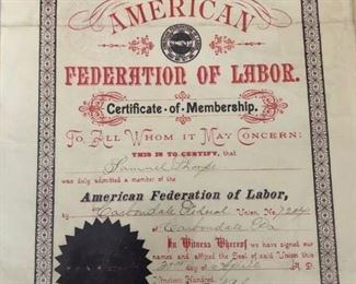 American Federation of Labor circa 1900