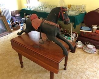 Antique Wood Child's Horse