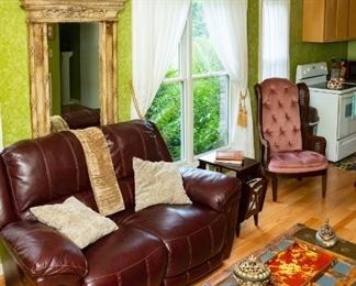 Lot #8 — Ashley Furniture power electric reclining loveseat 67" long x 33" deep x 36" tall 