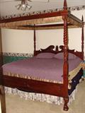 King size canopy bedroom set is located at other home 3 miles away.