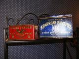 antique cut plug tobacco tins