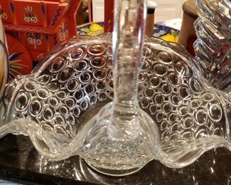 Glass Wedding Basket  $30