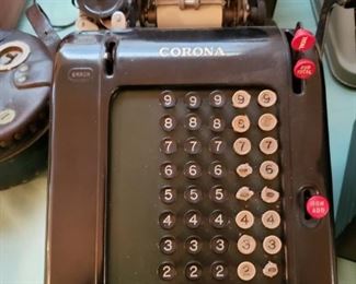 Corona Adding Machine $30