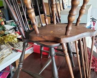 3 Old Windsor Chairs  $50 each