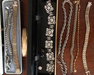 Vintage jewelry , some sterling, signed 