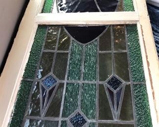 Large stained glass window