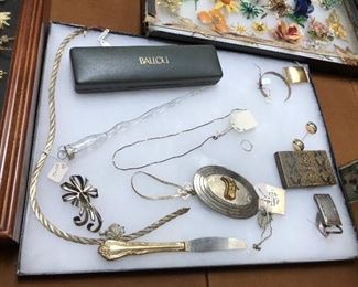 Vintage Sterling costume jewelry 