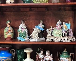 Antique/Vintage glassware, Figurines and decor